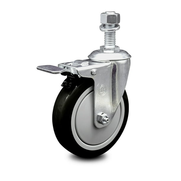 300 lb Polyurthn 5 in Swivel Stem Caster 300 lb Polyurthn 5 in Swivel Stem Caster